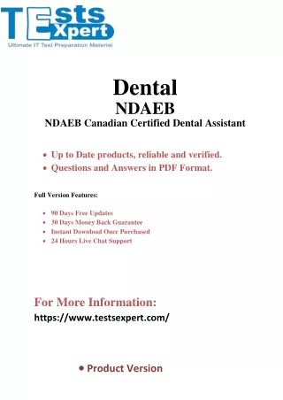Master the NDAEB Ultimate Guide to Canadian Dental Assistant Exam