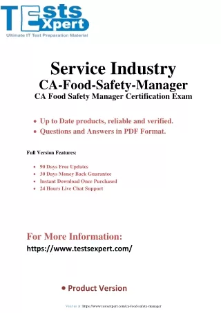 Unlock Success in CA Food Safety Manager Exam Expert Prep Guide