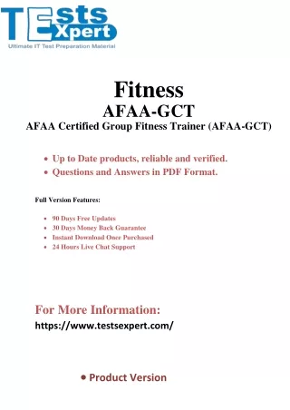 Win with AFAA-GCT Ultimate Guide for Fitness Trainer Success