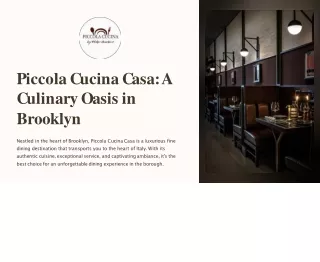 Best choice where to eat in Brooklyn