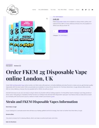 Order FKEM 2g Disposable Vape online London, UK - thcdisposablevapes.net