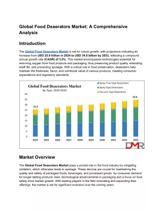 Global Food Deaerators Market_ A Comprehensive Analysis