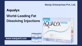 Aqualyx World-Leading Fat Dissolving Injections