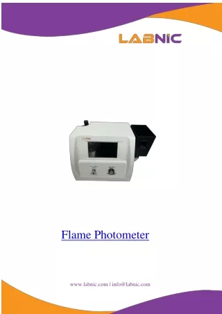 Flame Photometer 18 Kg
