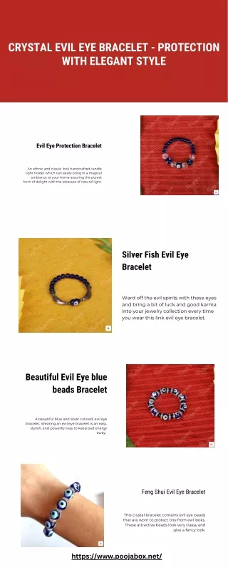 Crystal Evil Eye Bracelet - Protection with Elegant Style