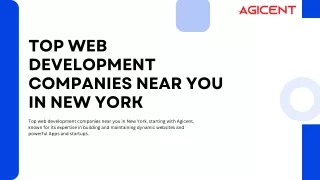 Top 5 web development Companies near you in New York City