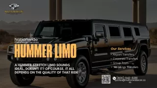 A Hummer Stretch Limo Sounds Ideal, Doesn’t It Of Course, It All Depends on the Quality of That Ride