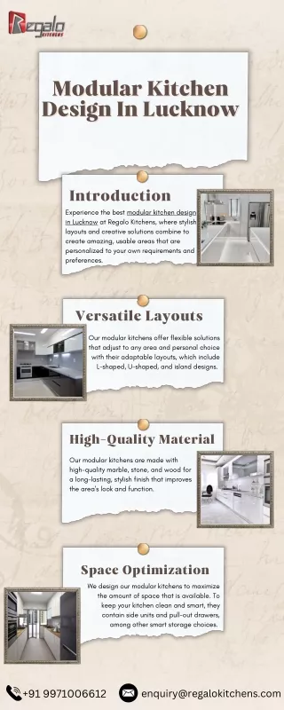 modular Kitchen Design In Lucknow