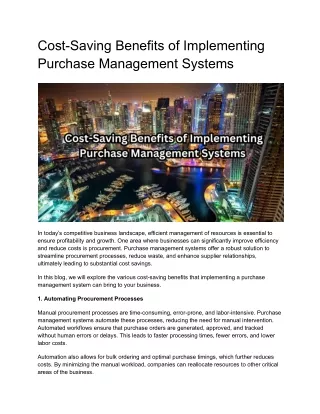 _Purchase Management Solutions