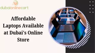 Affordable Laptops Available at Dubai's Online Store