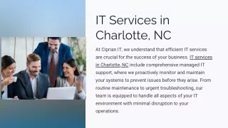 IT Services in Charlotte, NC