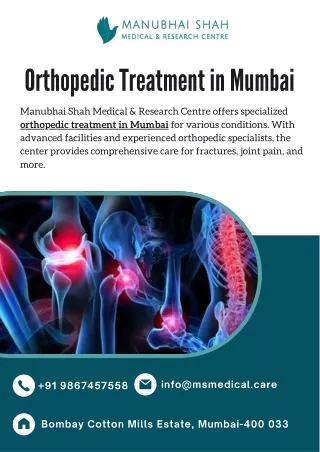 Orthopedic Treatment in Mumbai