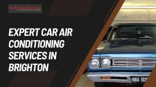 Cool Comfort: Brighton's Premier Car AC Service