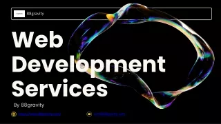 Custom Web Development Services for Modern Businesses | 88gravity