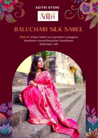 Baluchari Silk Saree Online