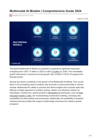 Multimodal AI Models  Comprehensive Guide 2024