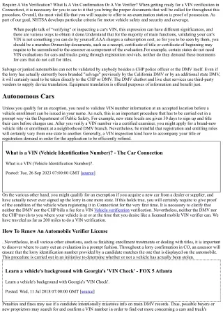 Fahrzeughistorien Für Autos Aus Eu & United States