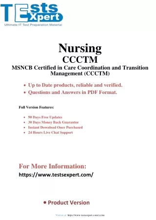 Dominate the CCCTM - MSNCB Care Coordination Exam with Expert Help
