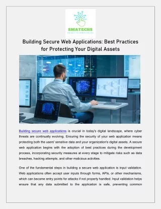 Building Secure Web Applications