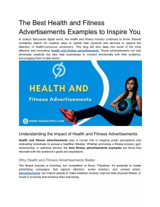 The Best Health and Fitness Advertisements Examples to Inspire You