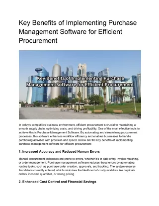 _ Best Purchase Management Software