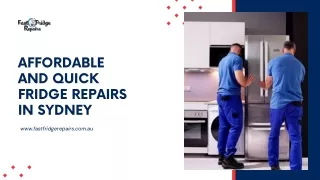 Affordable and Quick Fridge Repairs in Sydney