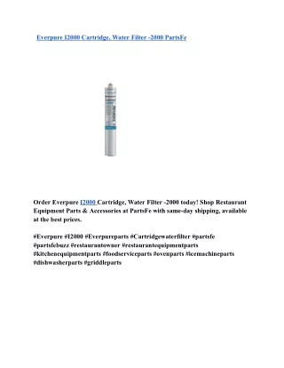 Everpure I2000 Cartridge, Water Filter -2000 PartsFe