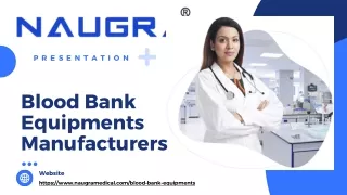 Blood Bank Equipments Manufacturers