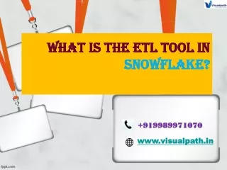 Snowflake Online Course Hyderabad  | Snowflake Training