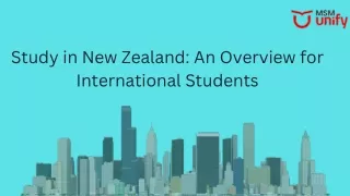 study in new zealand