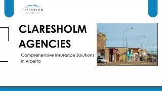 Your Go-To Source for Alberta Insurance Claresholm Agencies