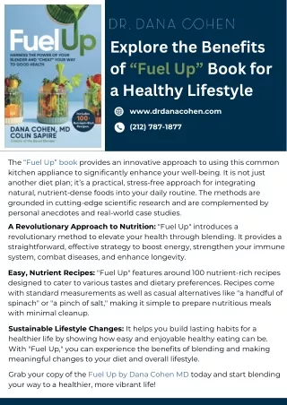 Explore the Benefits of “Fuel Up” Book for a Healthy Lifestyle