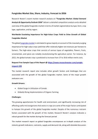 Fungicides Market