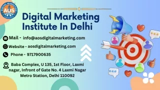 Aos Is Best digital marketing institute in delhi