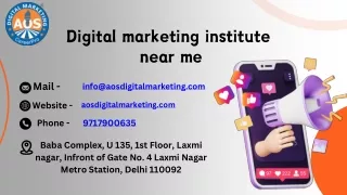 Aos Provide Best Digital marketing institute near me