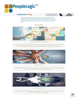 Top Leadership Hiring Consultants in India