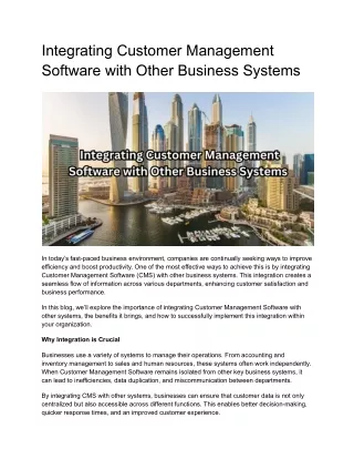 _Customer Management Software