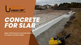 Concrete for Slab