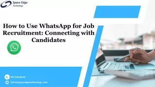 How to Use WhatsApp for Job Recruitment Connecting with Candidates