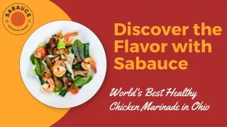 Discover the World's Best Healthy Chicken Marinade in Ohio – Sabauce