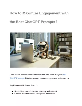 How to Maximize Engagement with the Best ChatGPT Prompts