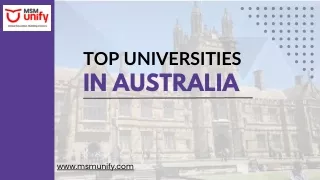 Top Universities in Australia: Leading the Way in Education