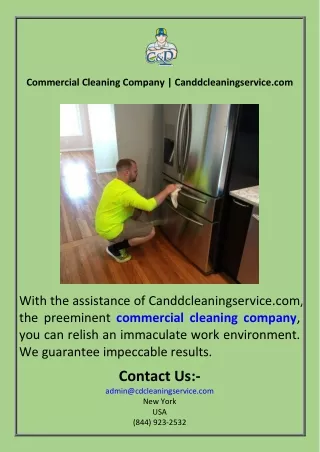 Commercial Cleaning Company  Canddcleaningservice.com