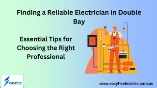 Finding a Reliable Electrician in Double Bay