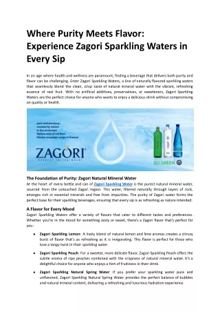 Where Purity Meets Flavo Experience Zagori Sparkling Waters in Every Sip.docx