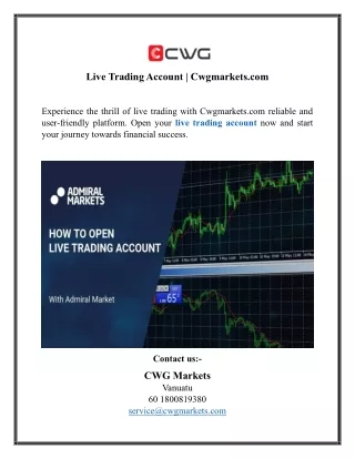 Live Trading Account | Cwgmarkets.com