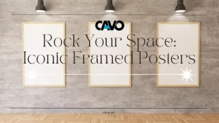 Rock Your Space Iconic Framed Posters