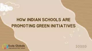 How Indian Schools Are Promoting Green Initiatives