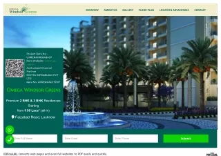 Omega Windsor Greens - 2 & 3 BHK Faizabad Road Lucknow