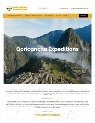 Exclusive Peru Travel Packages | QoricanchaExpeditions